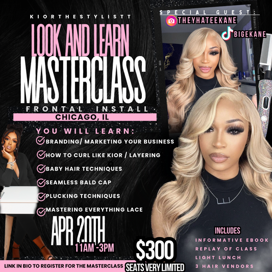 Master Look & Learn Frontal Class Tickets x Ekane